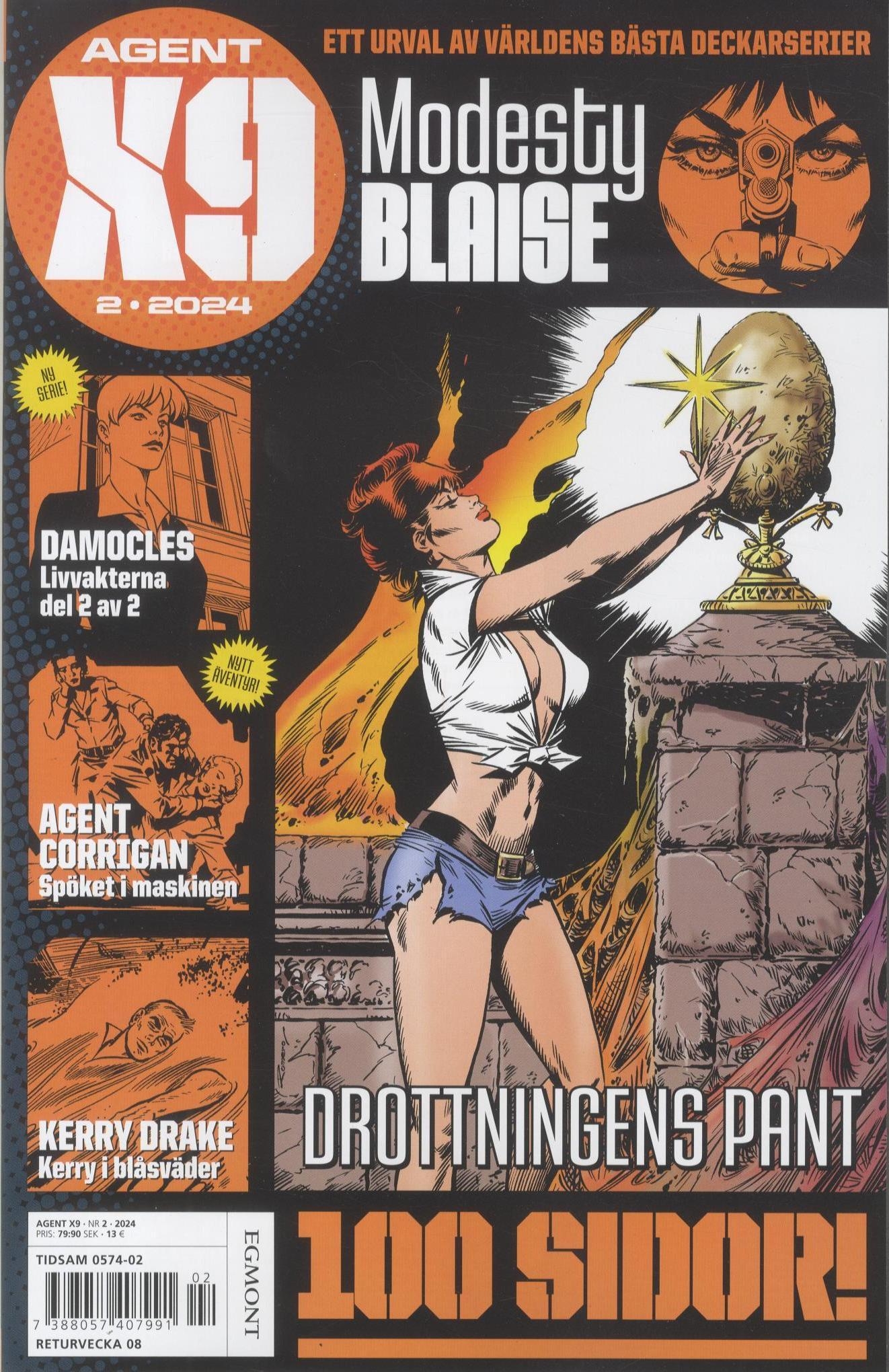 Agent X9 nr 2 2024, Modesty Blaise - Drottningens pant