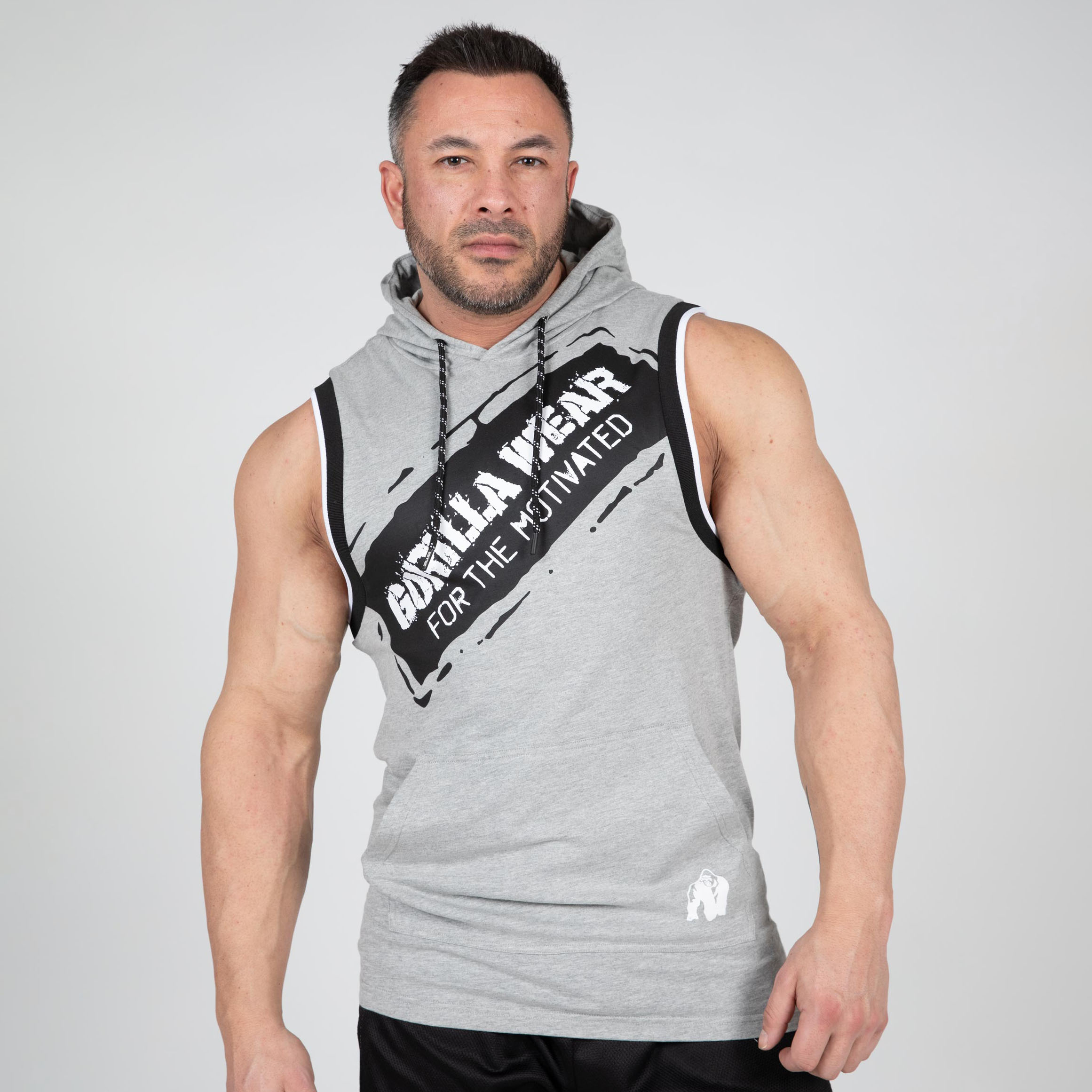 Loretto Hooded Tank Top, grey melange - 7