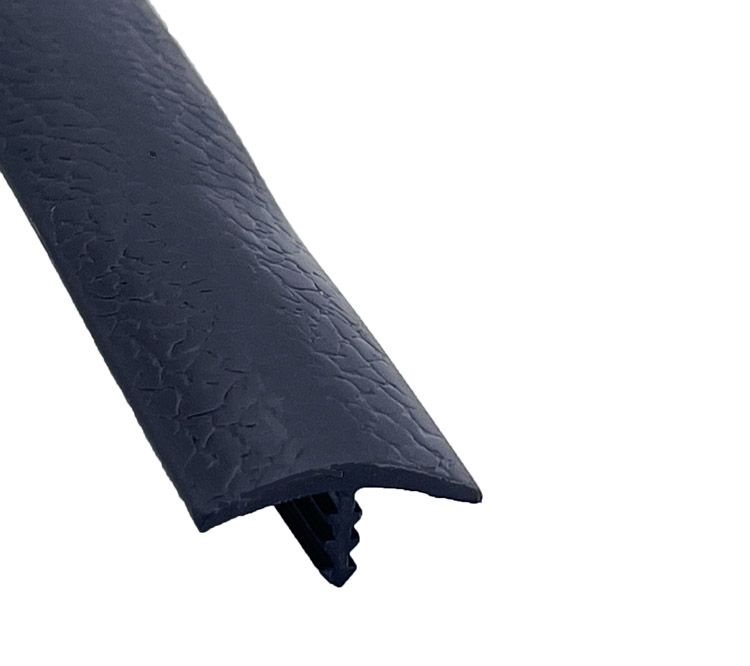 3/4" Wide Black Leatherette T-Molding - 3 Meter