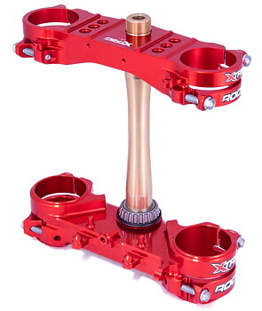 Xtrig Triple Clamp ROCS Tech 22 mm CRF250R 17-21 CRF450R 17-20 Red