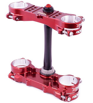 Xtrig Triple Clamp ROCS Pro 23/25 mm Yamaha YZ125 (06)15-23, Brown