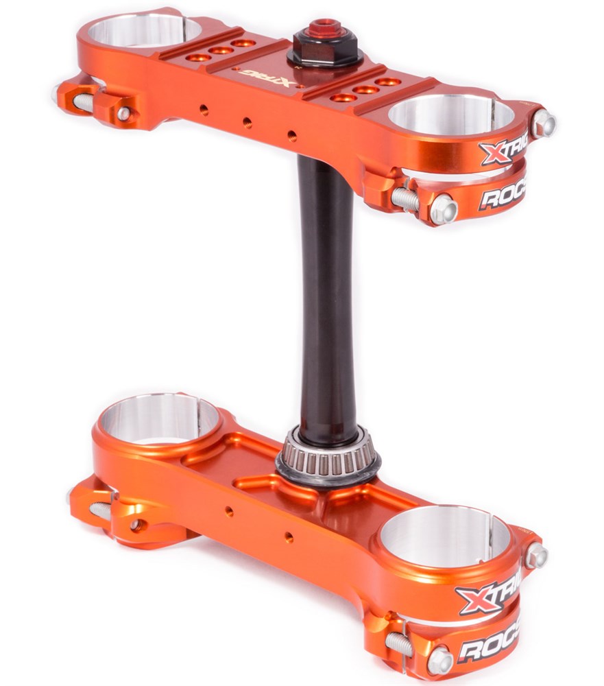 Xtrig Triple Clamp ROCS Pro 2 20/22 mm KTM HUSQVARNA 13/14-22 EXC/FE -23 Orange