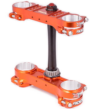 Xtrig Triple Clamp ROCS Pro 2 20/22 mm KTM HUSQVARNA 13/14-22 EXC/FE -23 Orange