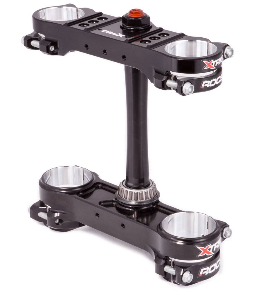 Xtrig Triple Clamp ROCS Pro 2 20/22 mm 13/14-22 KTM HUSQVARNA EXC/FE -23 Svart & Brun