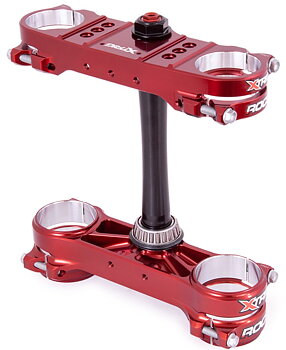 Xtrig Triple Clamp ROCS Pro 2 20/22 mm 13/14-22 KTM HUSQVARNA EXC/FE -23 Svart & Brun
