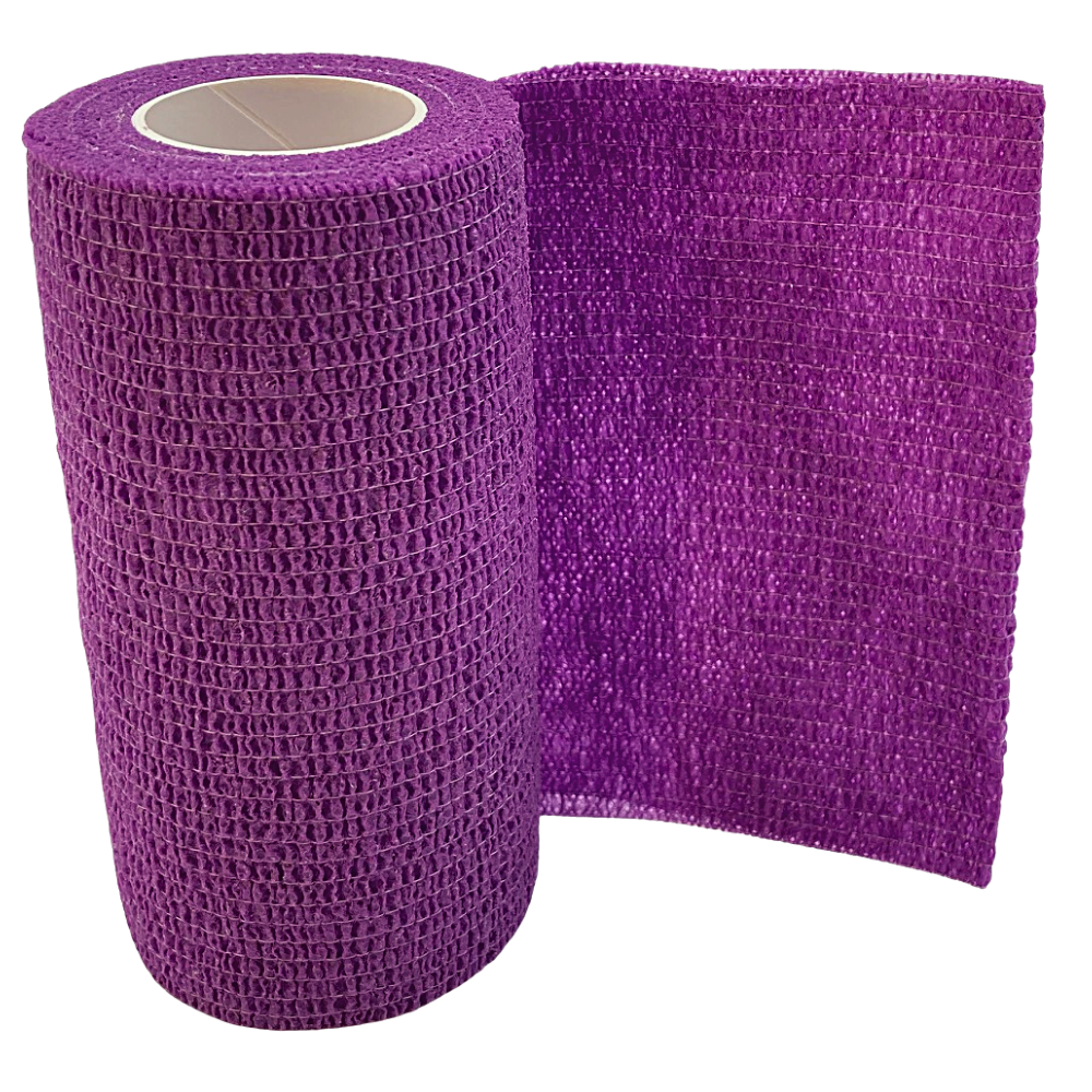 Vetrap Adhesive Elastic Bandage 10 cm x 4,5 m - Purple