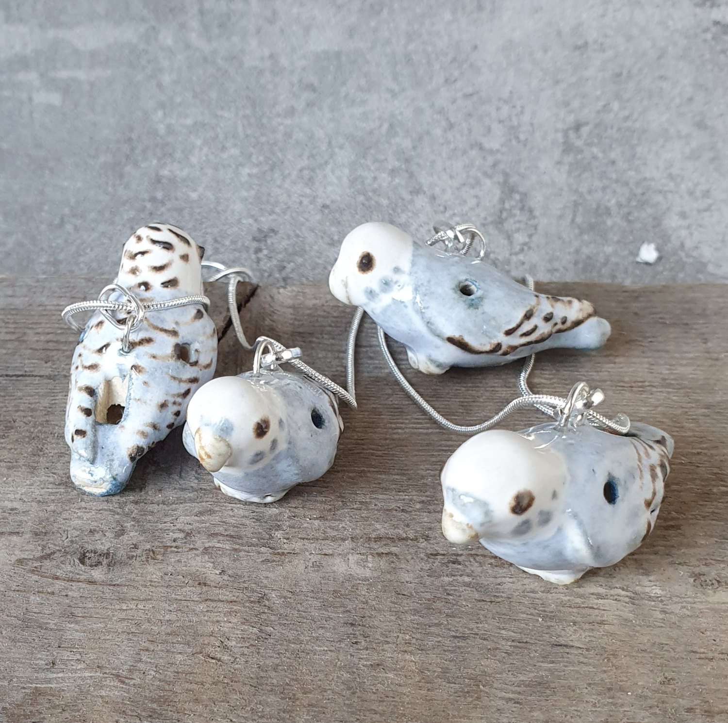 Budgie necklace whistle - 2