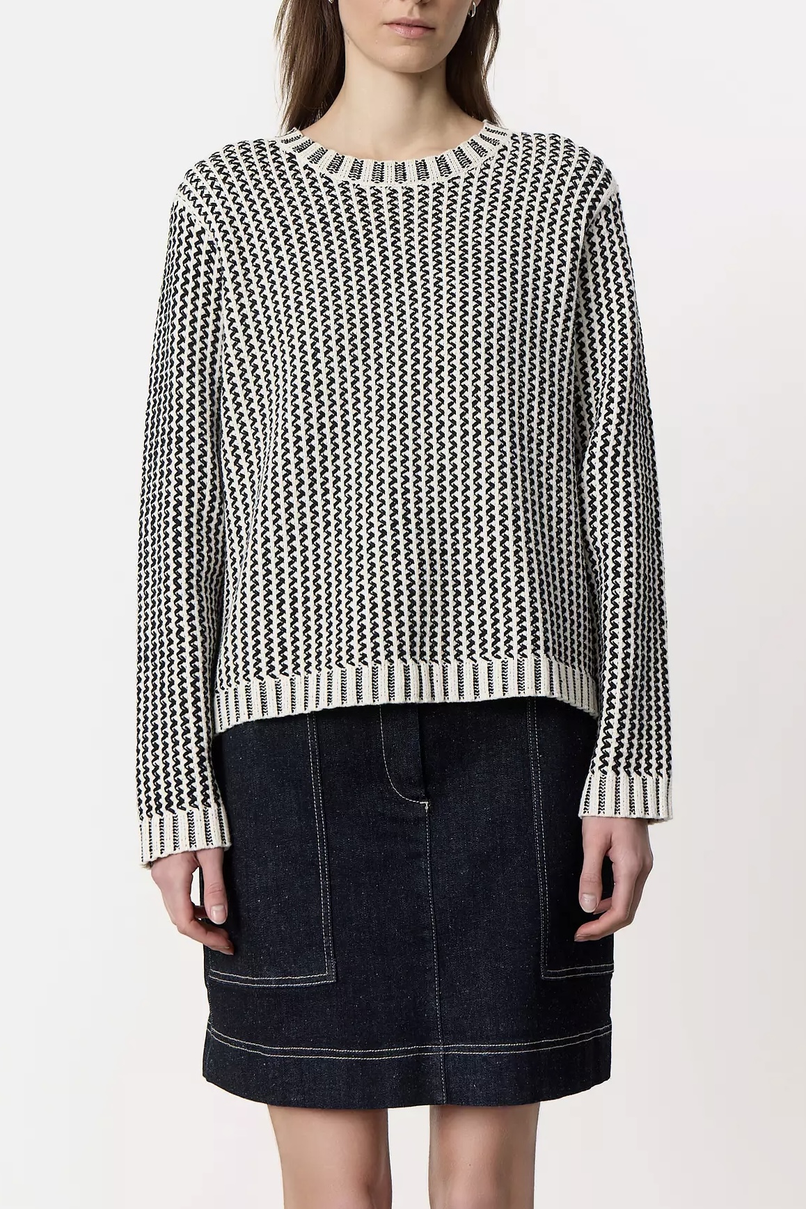 Leveté Room - Frigga 1 Pullover Black Combi - 2