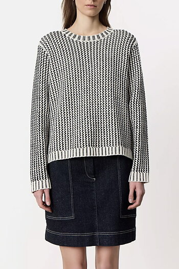 Leveté Room - Frigga 1 Pullover Black Combi