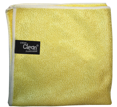 Vikur Clean T2 Mikrofiberduk Gul, 30×30 cm