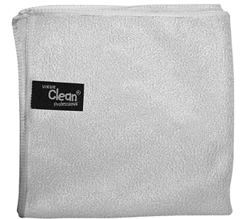 Vikur Clean T2 Mikrofiberduk Vit, 30×30 cm