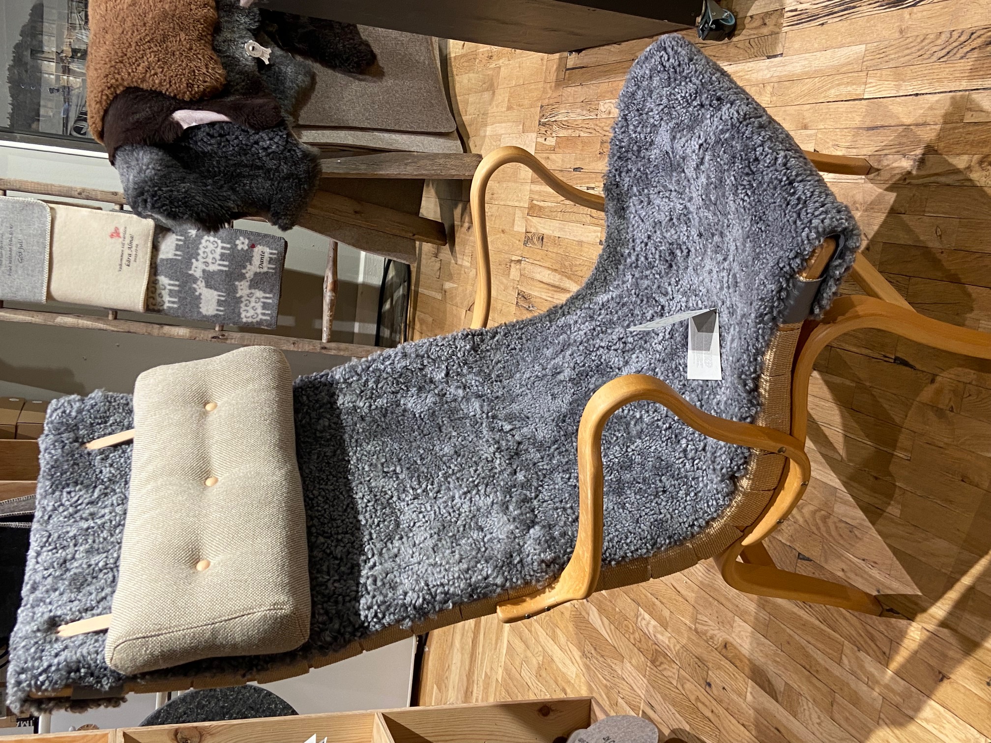 Fårskinns överdrag  till Eva fåtöljen - 16