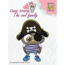 Nellie Snellen Clear Stamp  -Pirate 