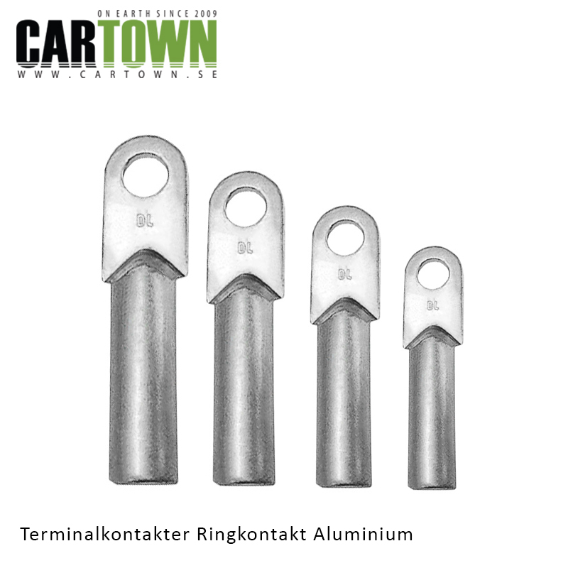 Terminal ringkontakt runda Aluminium
