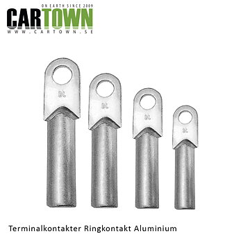 Terminal ringkontakt runda Aluminium