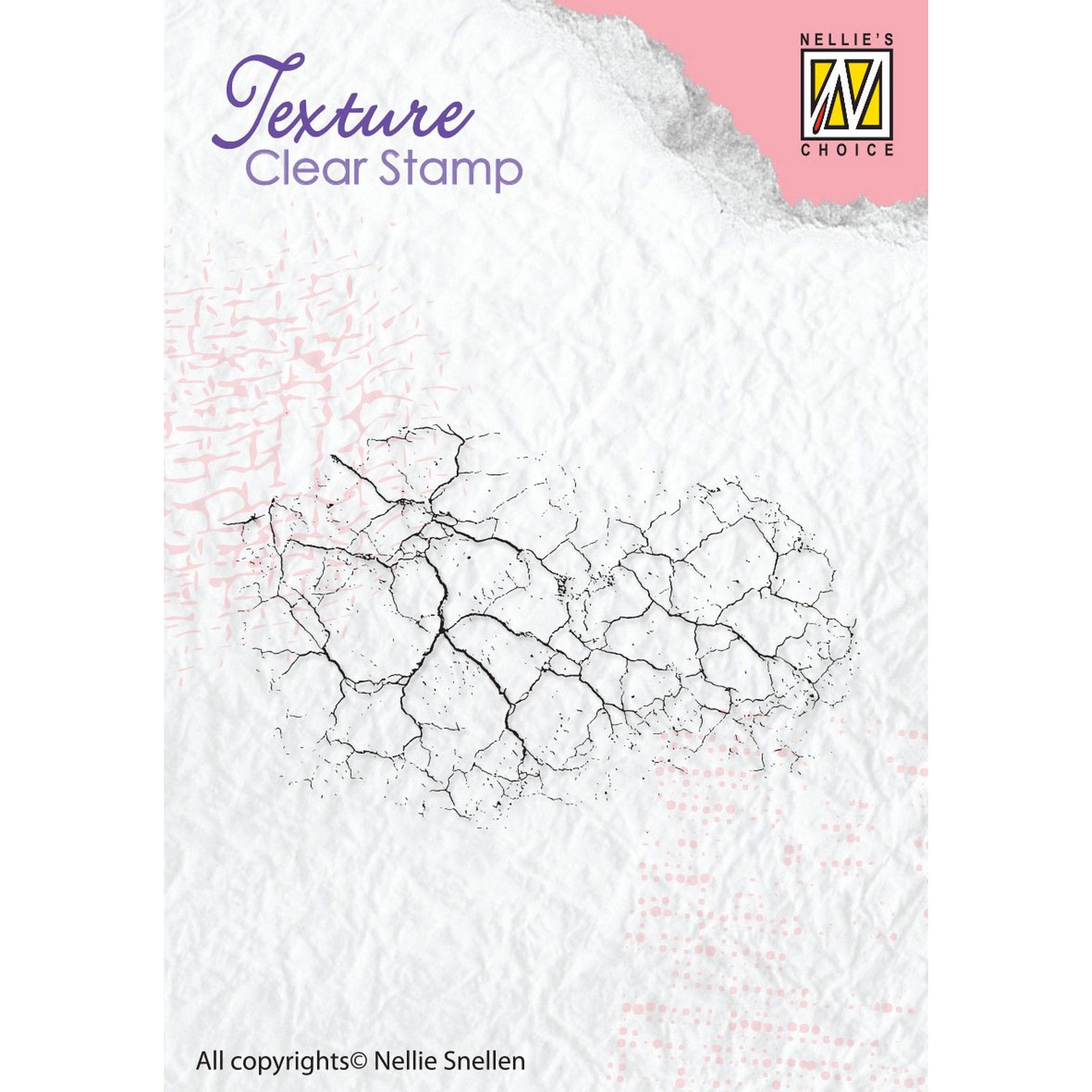 Nellie Snellen Clear Stamp Texture -Bursts