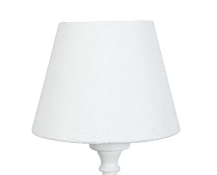 Lampskärm / Vit / Linne