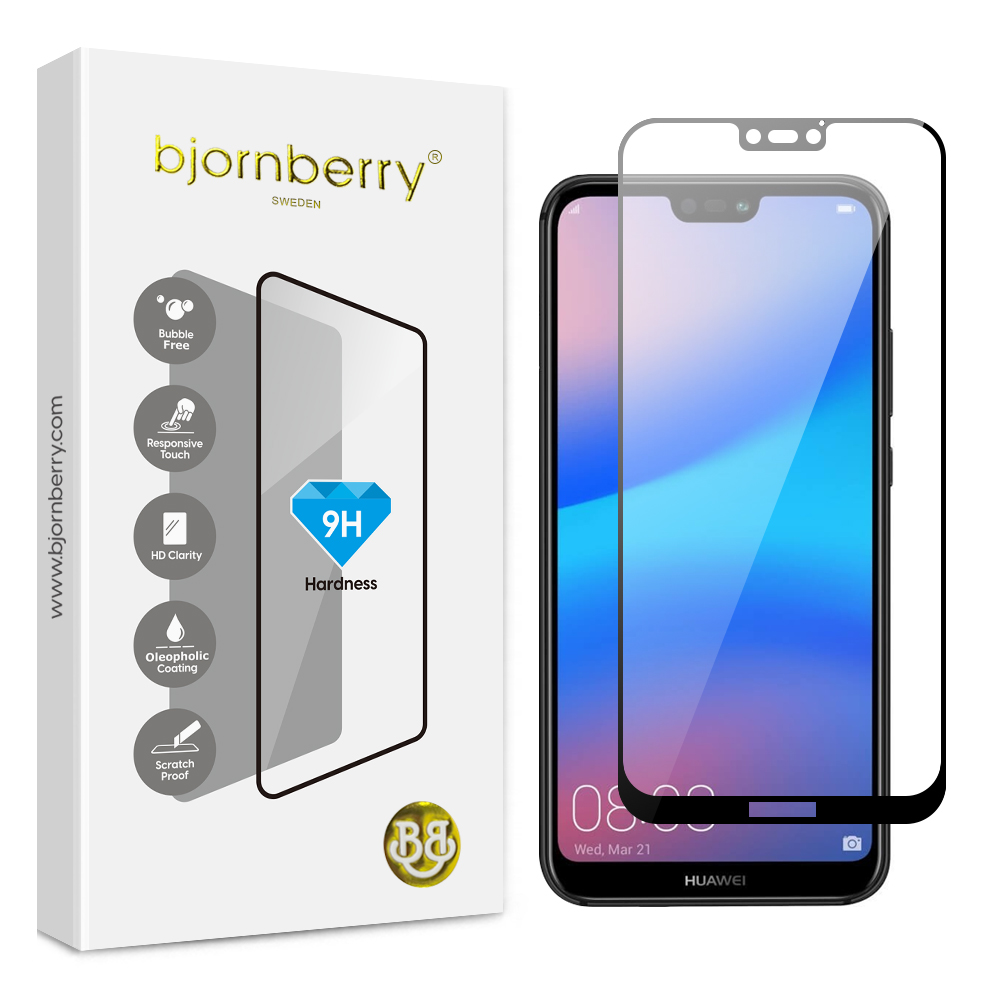 Bjornberry Huawei P20 Lite  - Tempered Glas Screen Protector