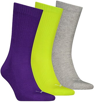  3-Pack Puma Unisex New Generation Cushioned Crew