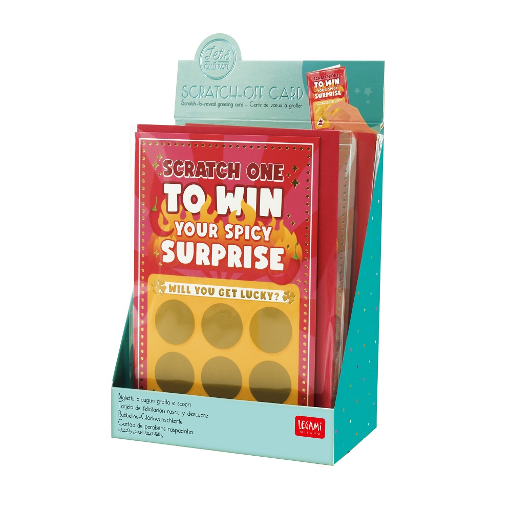 Scratch off card, Spicy, kort - 2