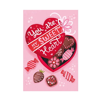 Large Greeting card, Chocolate box (BG0804)