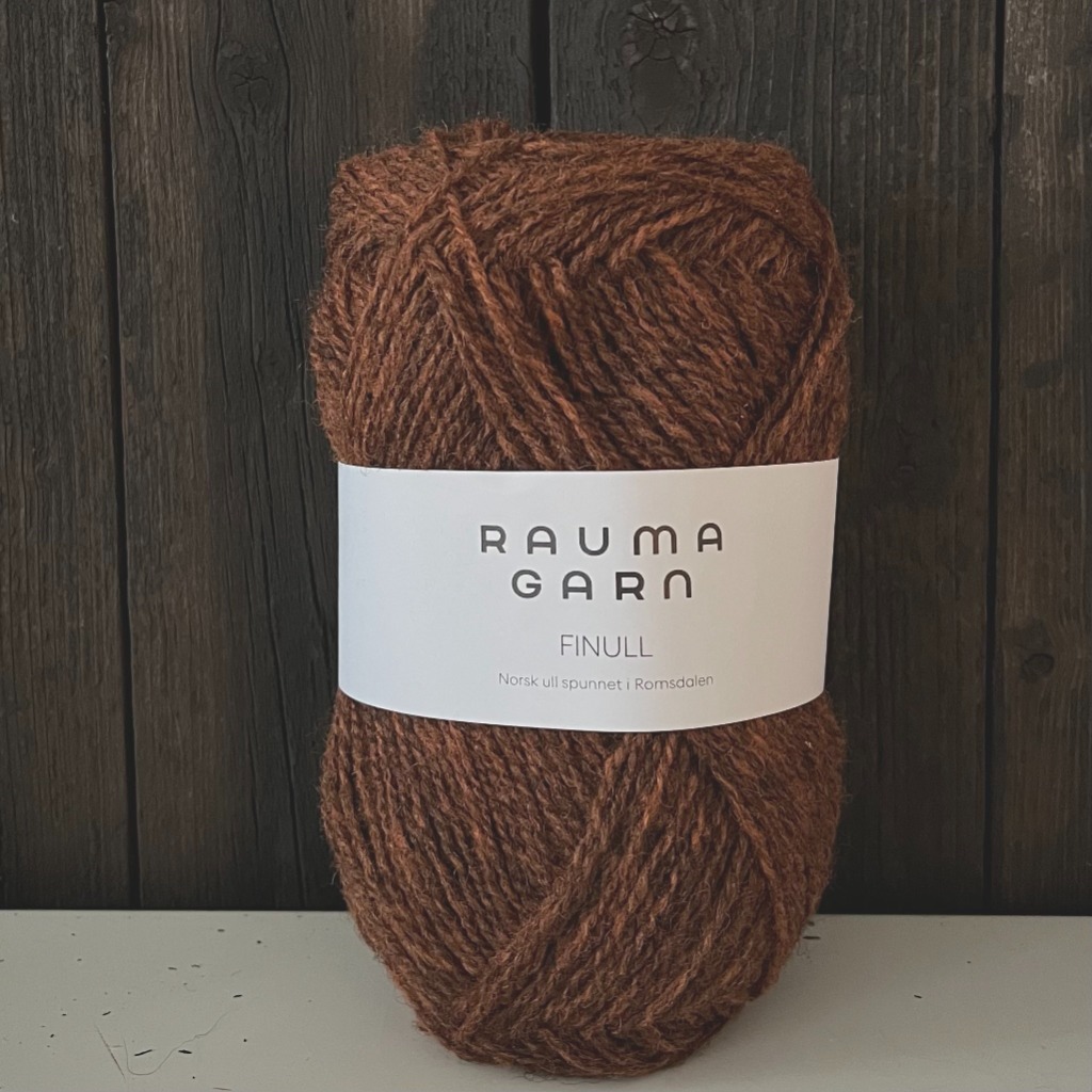 FINULL MØRK ORANGE MELERT 4121 - 2