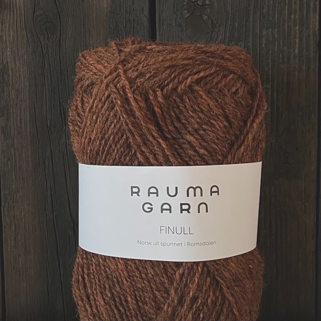 FINULL MØRK ORANGE MELERT 4121