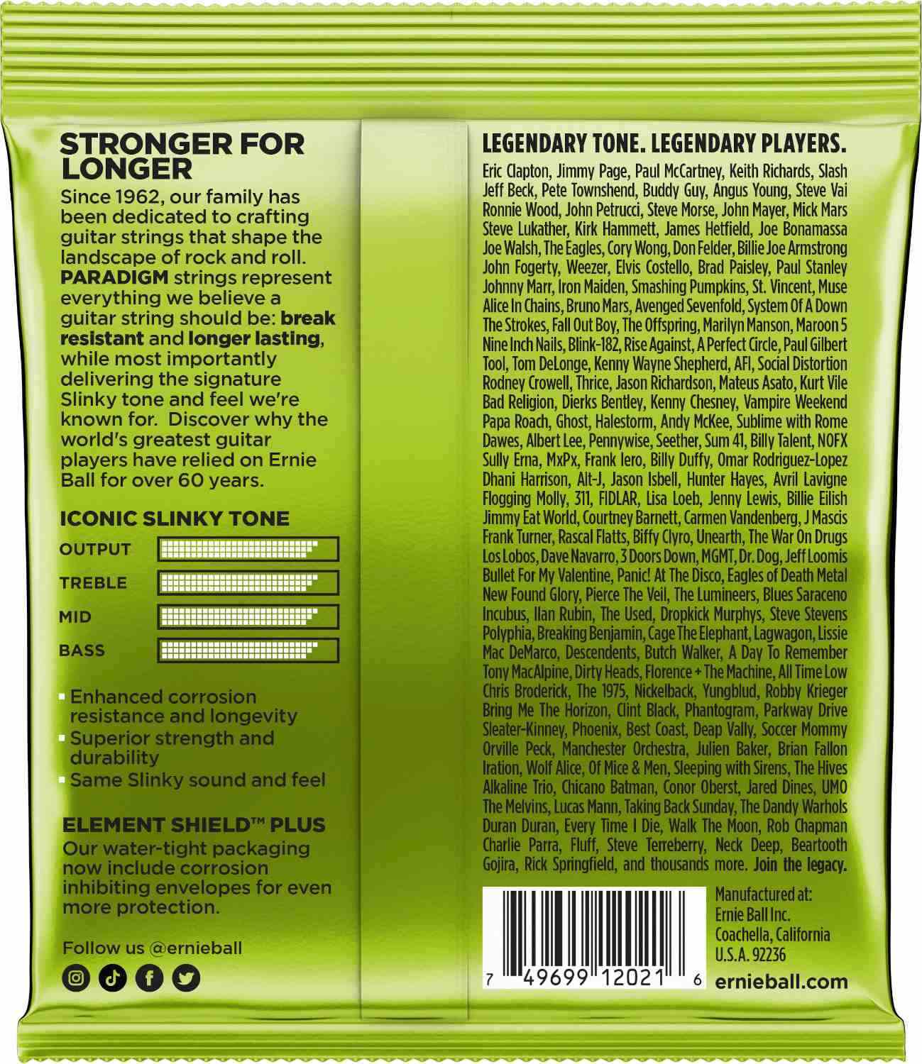 Ernie Ball 2021 Paradigm Regular Slinky - Strängset Elgitarr - 2