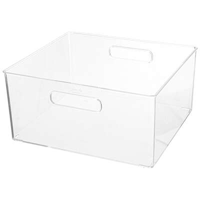 Förvara - Storage Box in clear plastic, SELENA LARGE BASKET