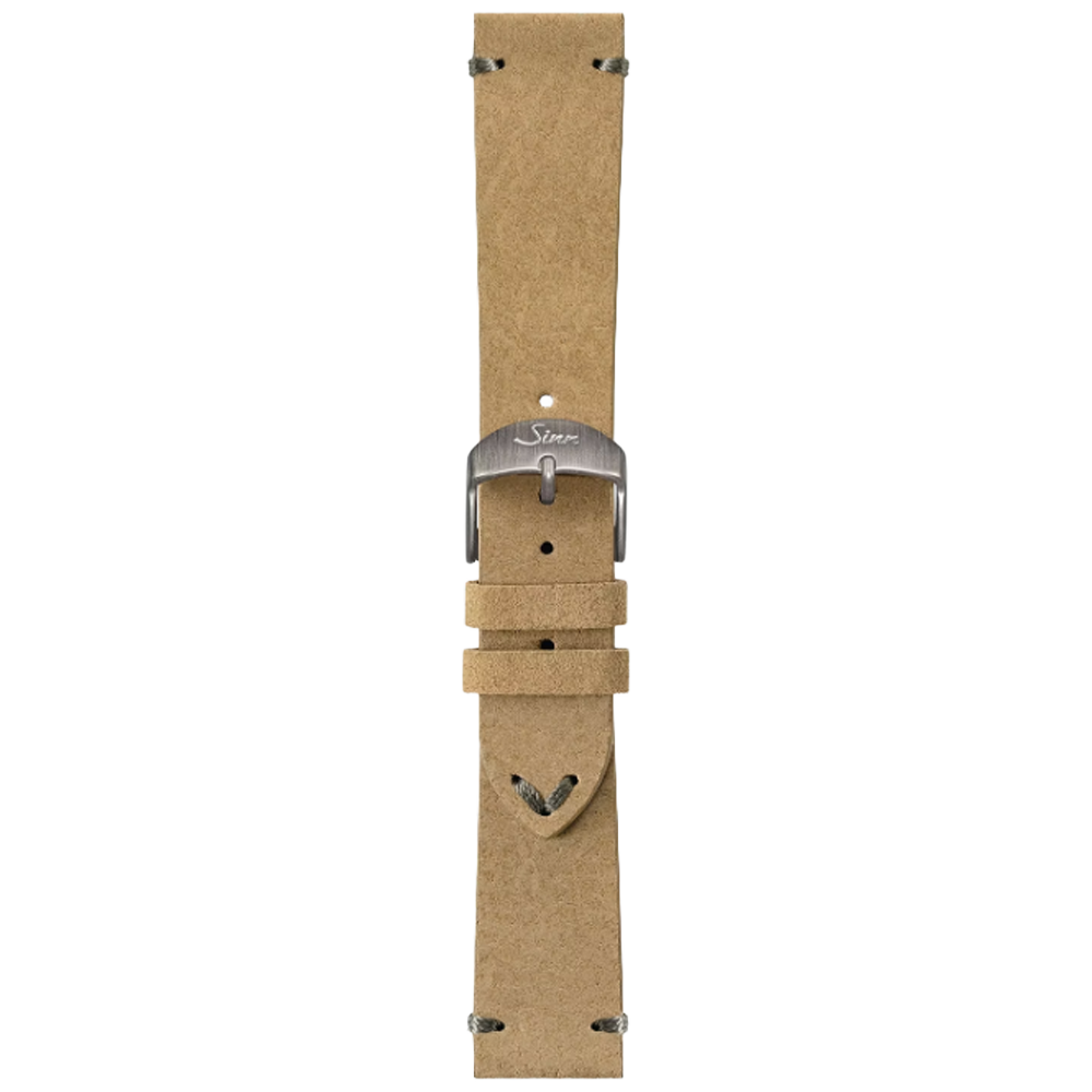 BL5220-5101-400A Sinn sand färgad Nubuck boar läder med svarta sömmar