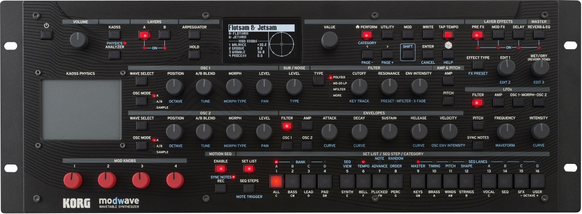 Korg rack store synth