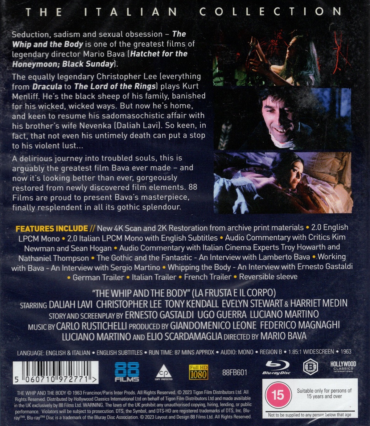 The Whip And the Body (ej svensk text) (Blu-ray) - 2