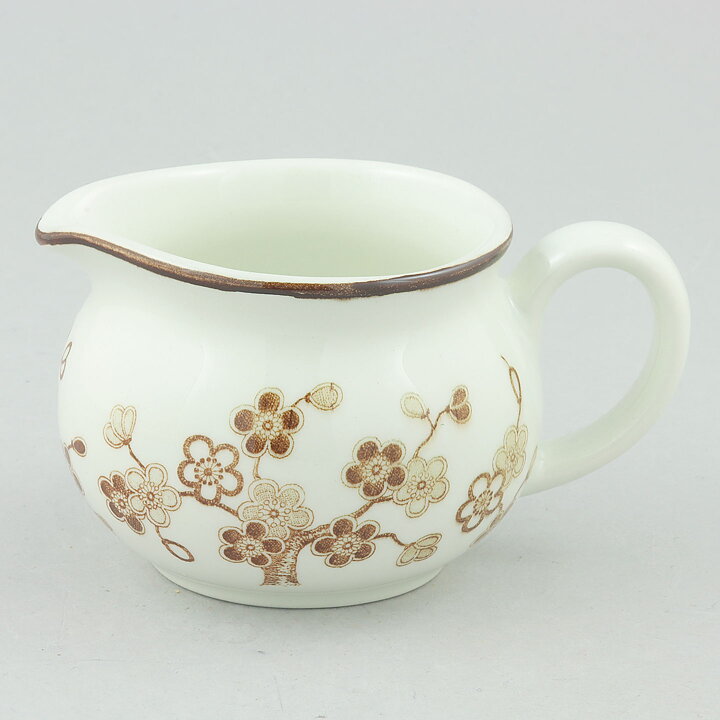 Jackie Lynd (Japonica 1977) Creamer with Brown Flowers 11 cm (2)
