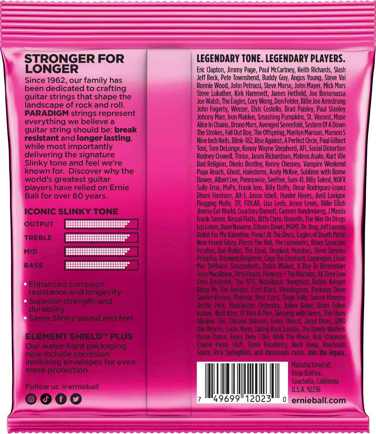 Ernie Ball 2023 Paradigm Super Slinky - Strängset Elgitarr - 2