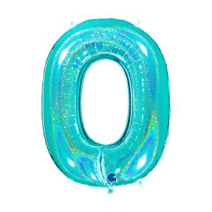 Sifferballonger Tiffany Glitter 100 cm - 2