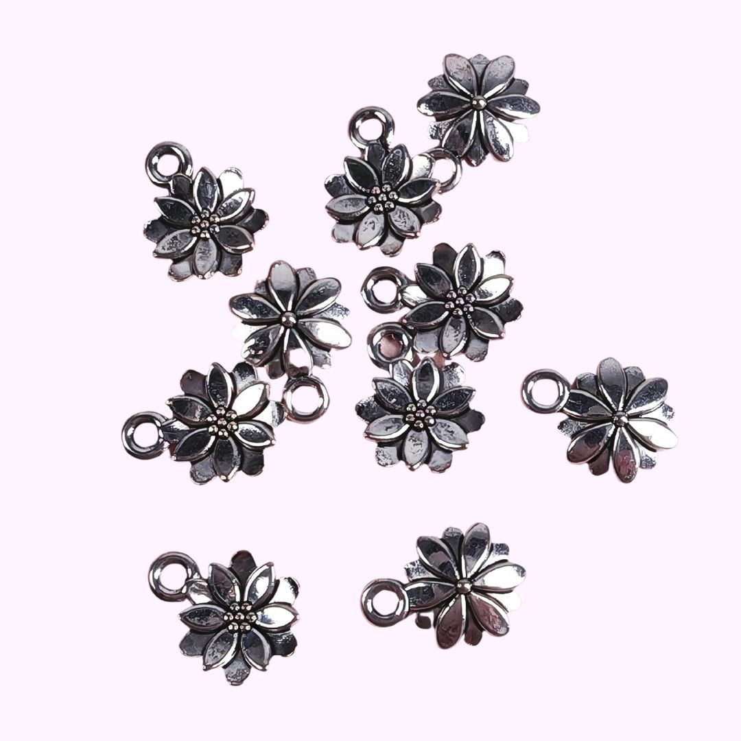 Blomberlock 14 mm silverfärgad 10 st - 3