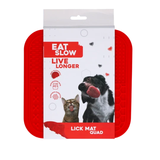 Eat Slow Live Longer Lick Mat Quad - 4