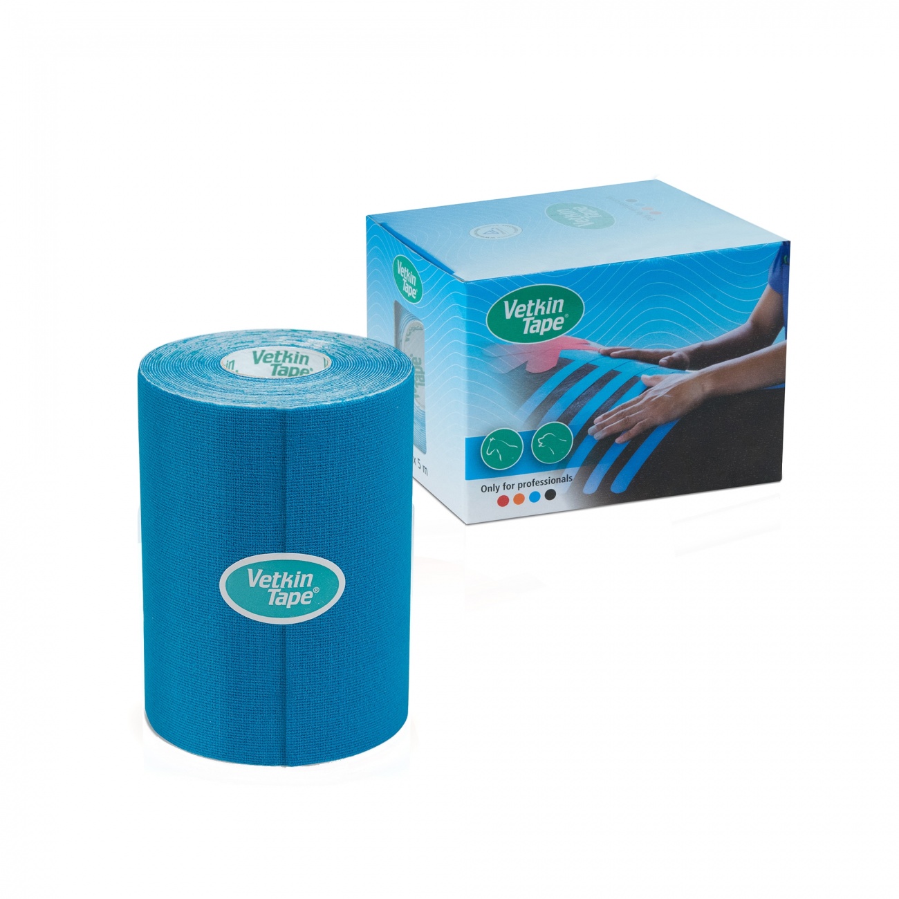 Vetkin Tape® Kinesio Tape 1 st 10cmx5m - Blue