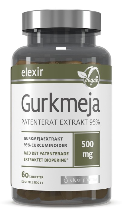 Elexir Gurkmeja Kosttillskott 60 tabletter
