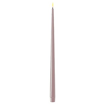 DELUXE HOMEART LED Herrgårdsljus lack 2-pack 38cm Rosa