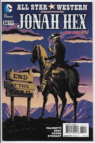 All Star Western 2nd Series # 34 VF/NM