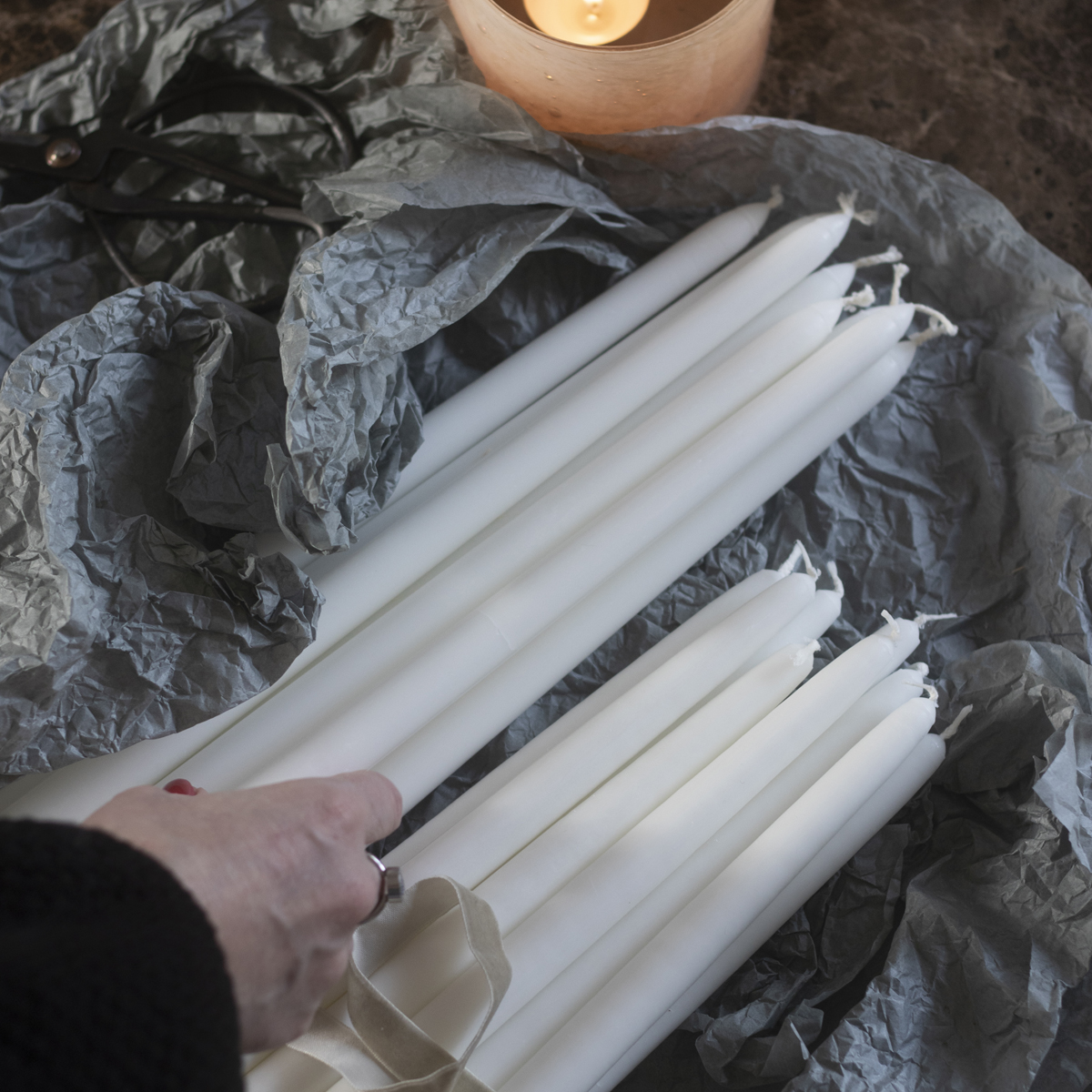 Extra Long Antikljus White - 3