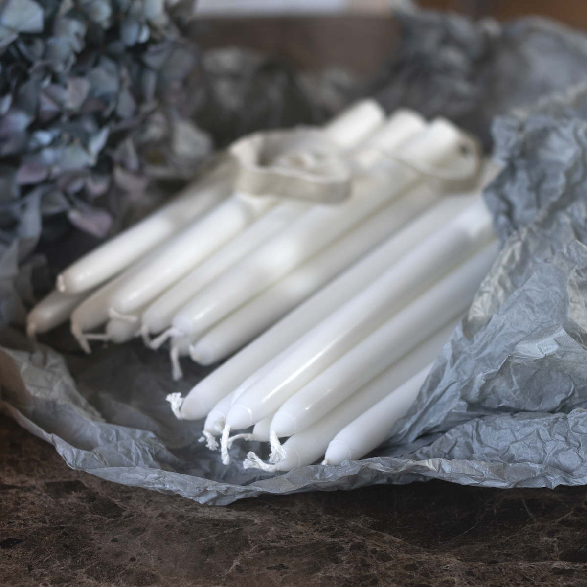 Extra Long Antikljus White - 2