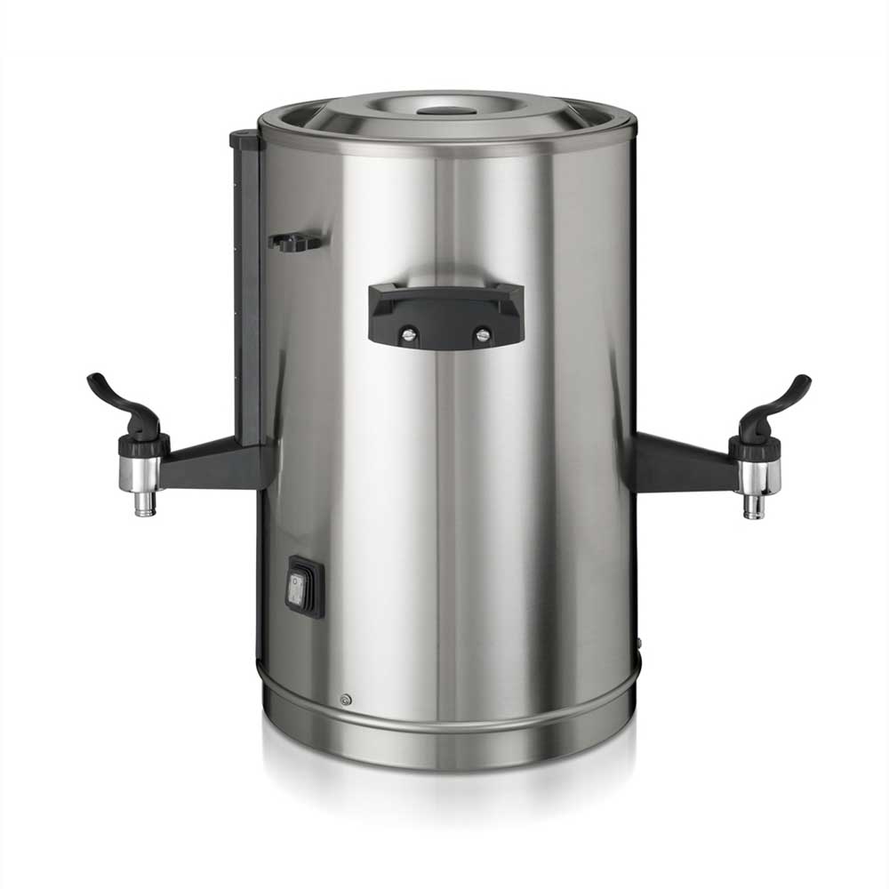 Bonamat - VHG D - Eluppvärmd kaffebehållare med nivåglas & extra tappkranar - 20 liter - 2