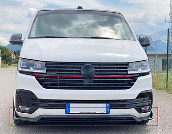 Frontsplitter (3-delad) till VW T6.1 2020+