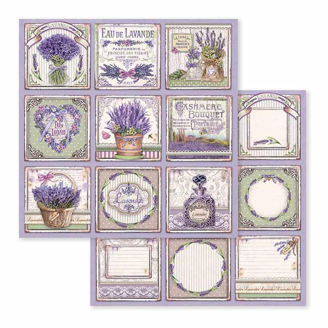 Stamperia  SBB593  -Provence  Cards