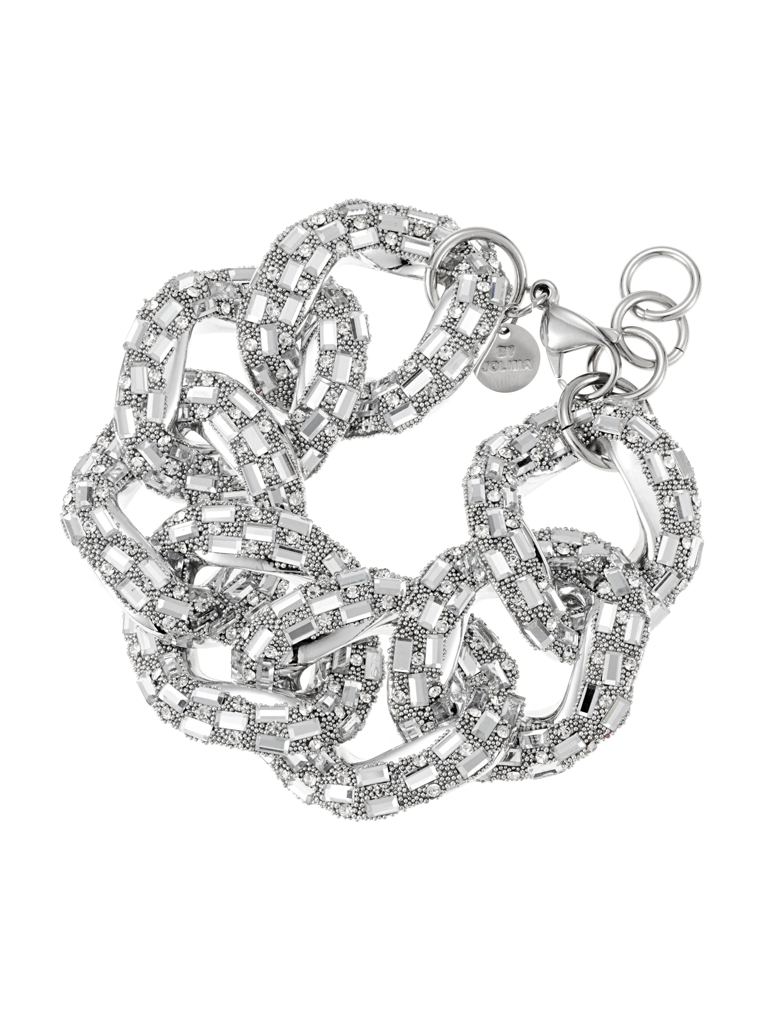 Sparkle crystal  bracelet silver