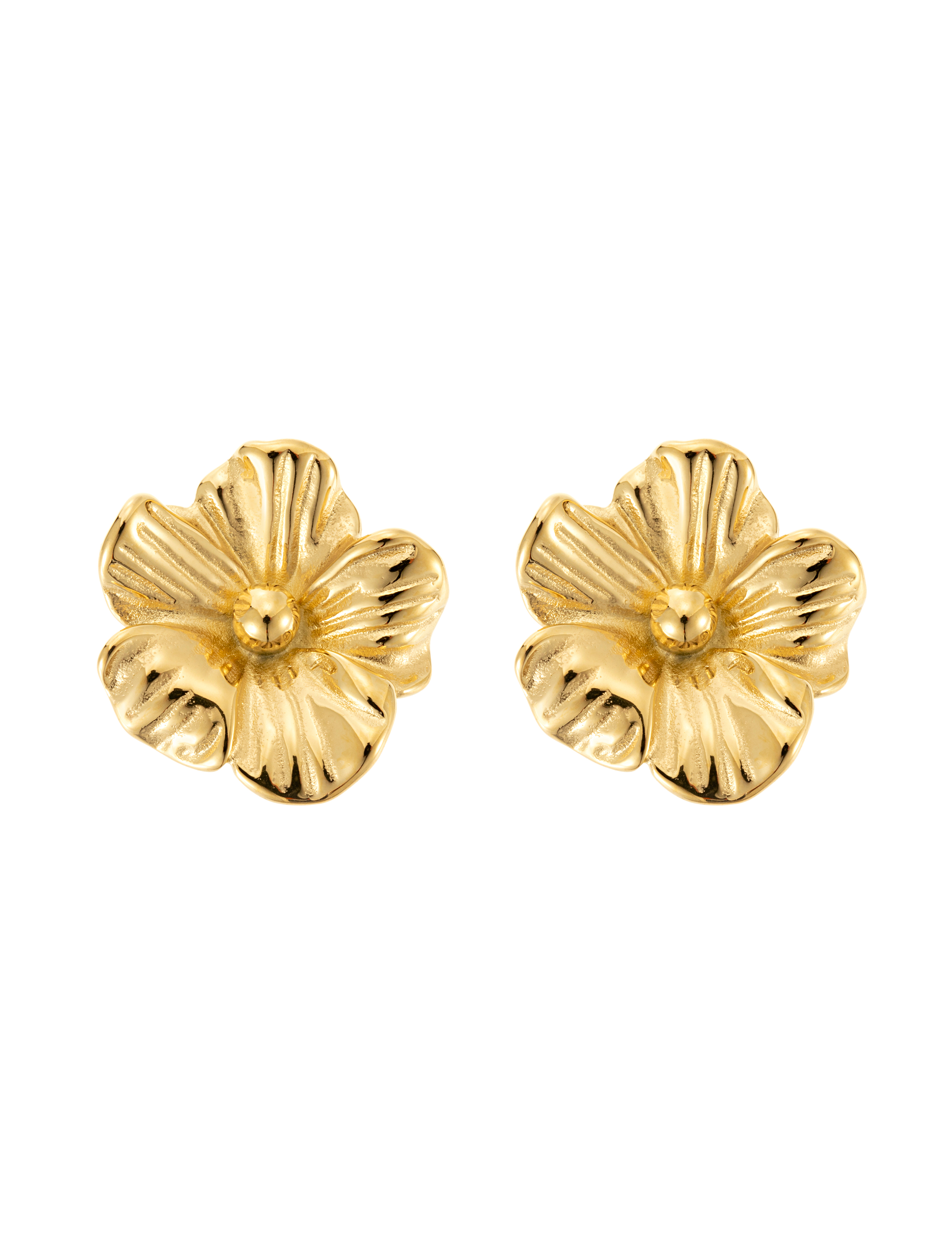 Daisy earring gold - 9