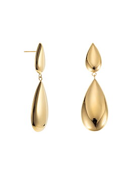 Cannes large earring gold