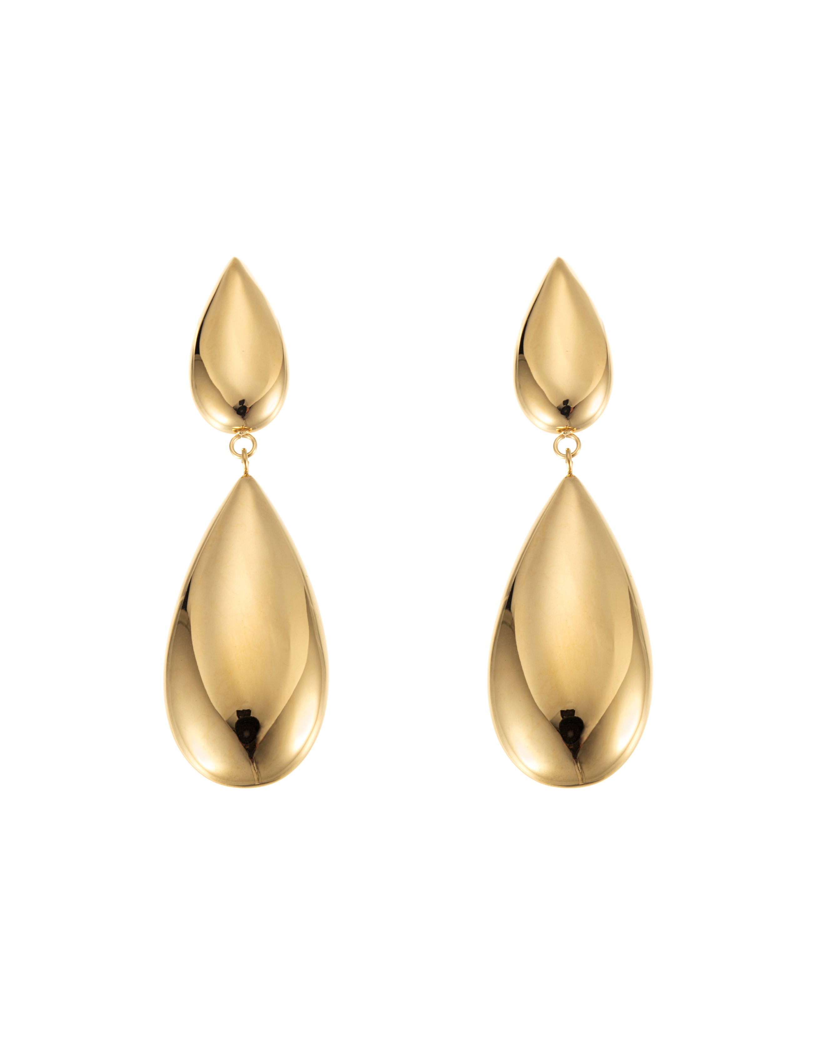 Cannes large earring gold - 3
